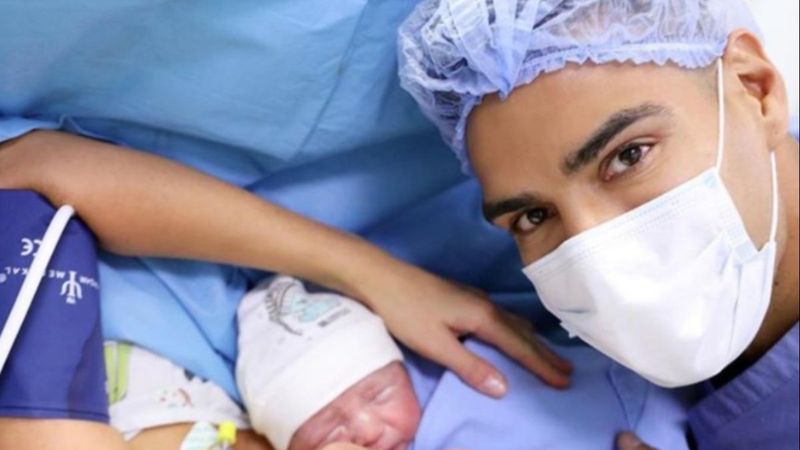 Falcao'nun eşi doğum yaptı