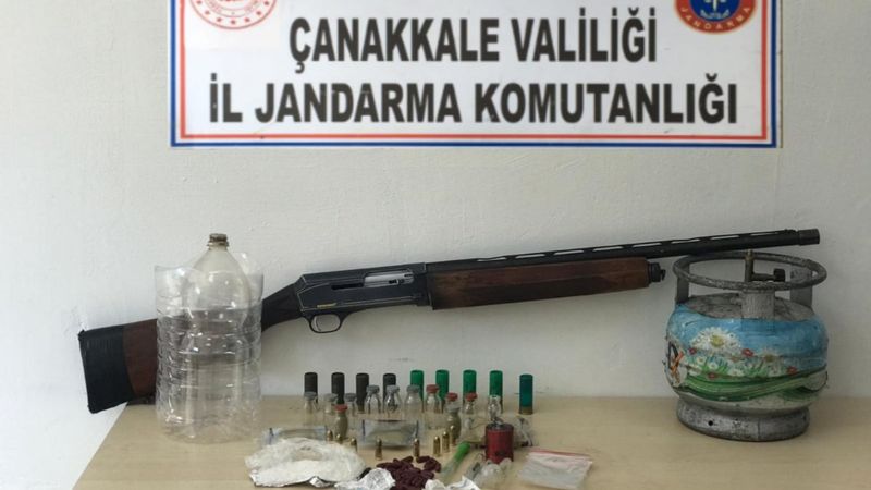 Çanakkale'de uyuşturucu operasyonu: 4 gözaltı