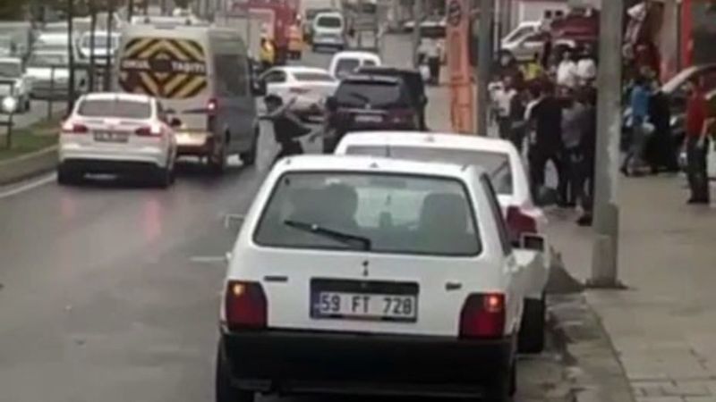 İstanbul'da tekme tokat kavga kamerada