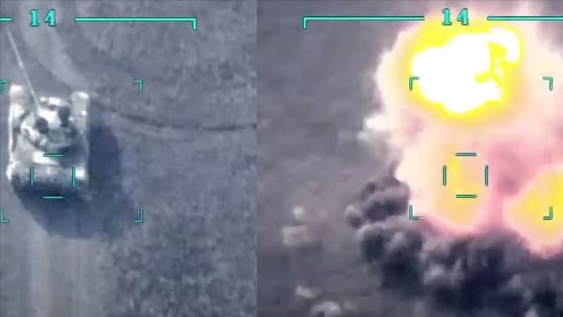 Azerbaycan, Ermenistan'a ait 200 tank ve zırhlı aracını imha etti