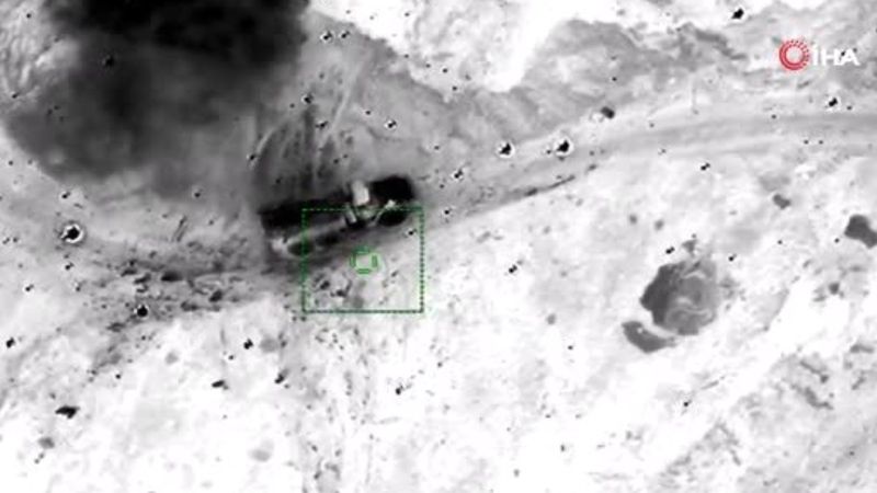 Azerbaycan Terter'de askeri hedefleri vurdu