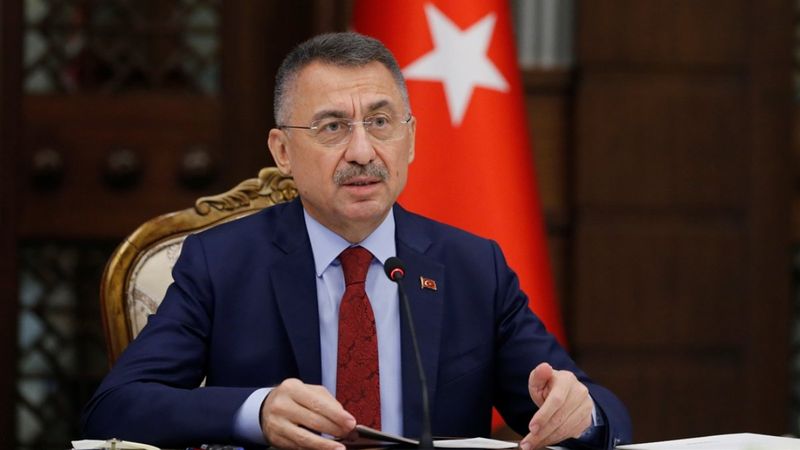 Cumhurbaşkanı Yardımcısı Fuat Oktay'dan sivilleri hedef alan Ermenistan'a tepki