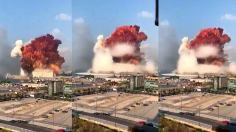Beyrut patlaması, tarihe en büyük patlamalardan biri olarak geçti