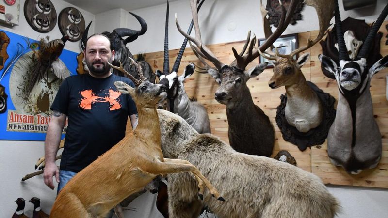 Tekirdağ'da tahnit ustasının en büyük hayali müze kurmak