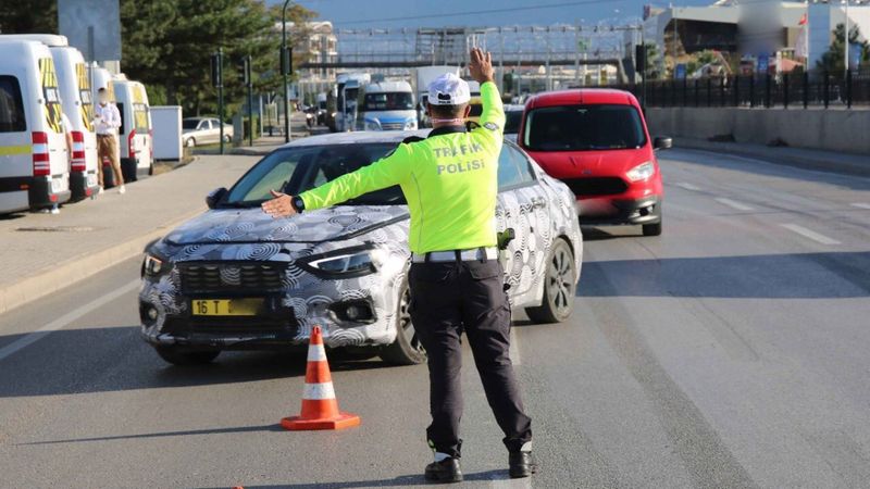 Geçici plakalı taşıtlar denetlendi