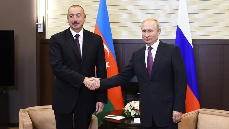 Vladimir Putin ve İlham Aliyev, Dağlık Karabağ'ı görüştü
