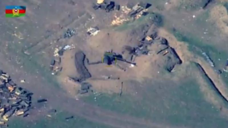 Ateşkesi bozan Ermeni mevzileri vuruldu