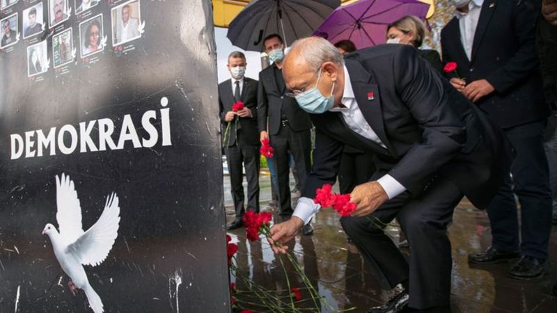 Kemal Kılıçdaroğlu, 10 Ekim Ankara Garı patlamasında hayatını kaybedenleri andı