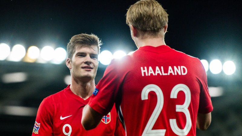 Alexander Sörloth ile Erling Haaland yine şov yaptı