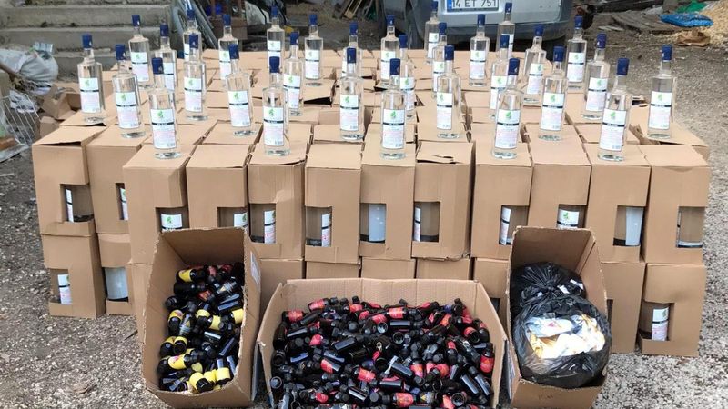 Bolu'da sahte içki operasyonu