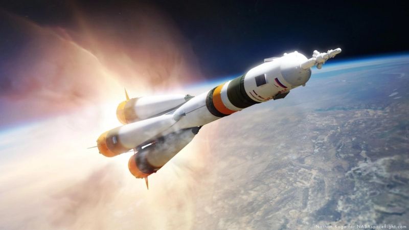 Soyuz MS-17 Uluslararası Uzay İstasyonu'na fırlatıldı