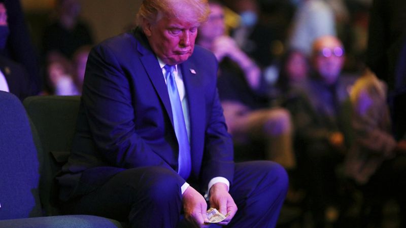 Trump, Evanjelik kilisesine bağış yaptı