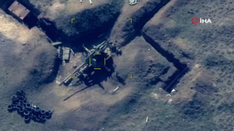 Azerbaycan, imha ettiği teçhizatların görüntüsünü yayınladı