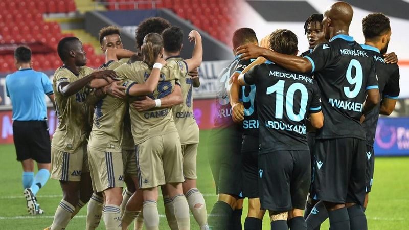 Fenerbahçe-Trabzonspor maçının ilk 11'leri
