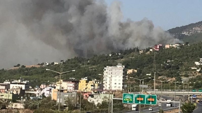 Hatay'da bir günde 4 farklı noktada orman yangını
