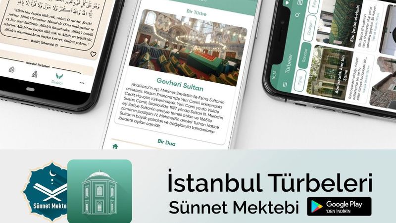 İstanbul’daki türbeler artık akıllı telefon ve tablette