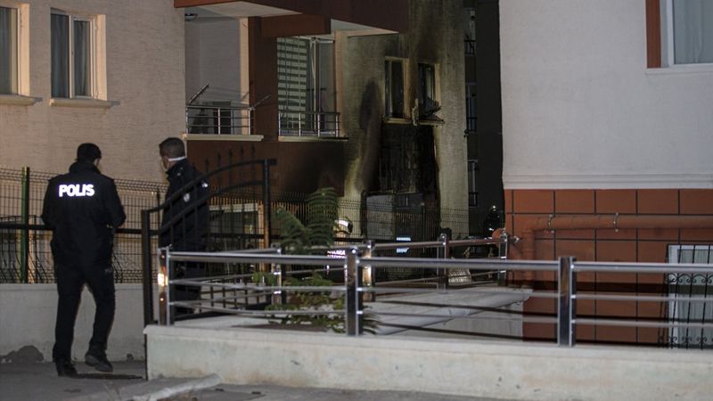 Ankara'da bir dairede doğalgaz patlaması meydana geldi
