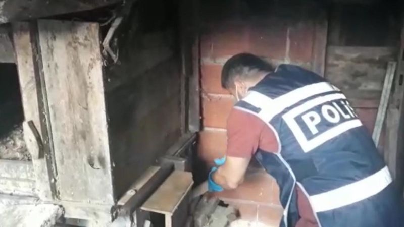 Samsun'da tavuk kümesinde 22 tabanca bulundu