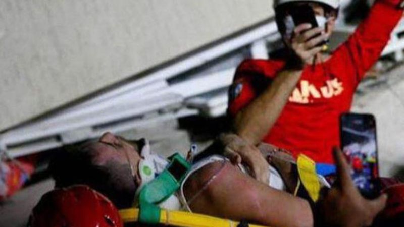 Amatör futbolcu Malik Tahirler enkazdan kurtarıldı