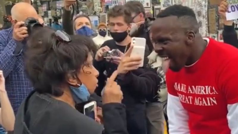 Amerika'daki seçimden en ilginç görüntü