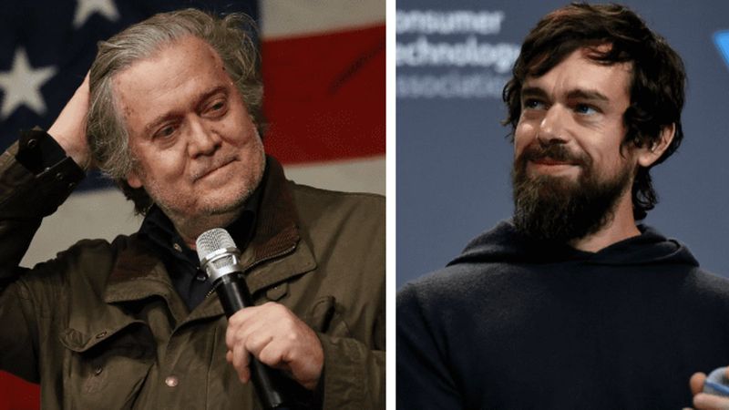 Donald Trump'ın eski danışmanı Steve Bannon: Jack Dorsey tutuklansın
