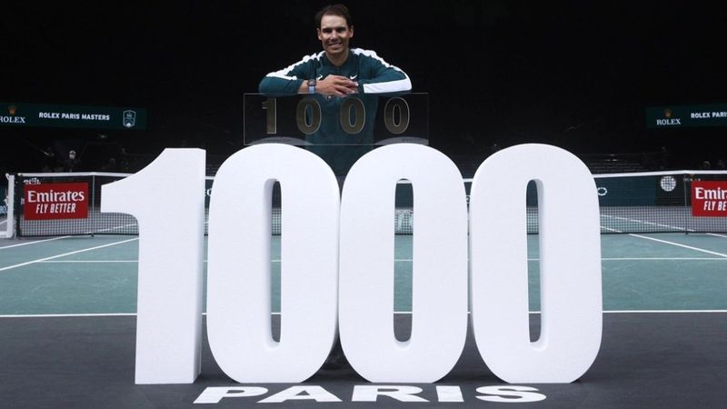 Rafael Nadal 1000. galibiyetini aldı