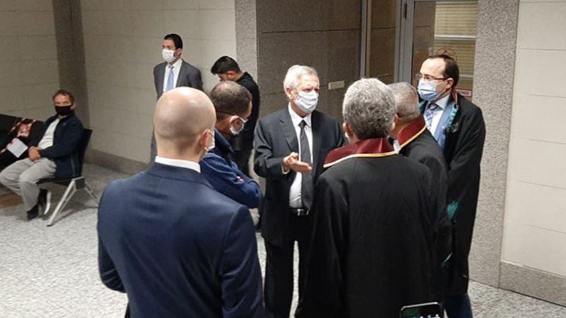 Aziz Yıldırım ile Ali Koç 'Şike Davası' için adliyede