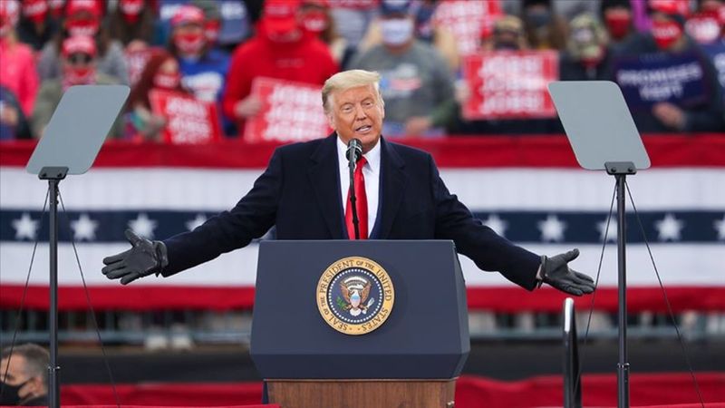 Trump: Milletimiz için savaşmaktan asla vazgeçmeyeceğim