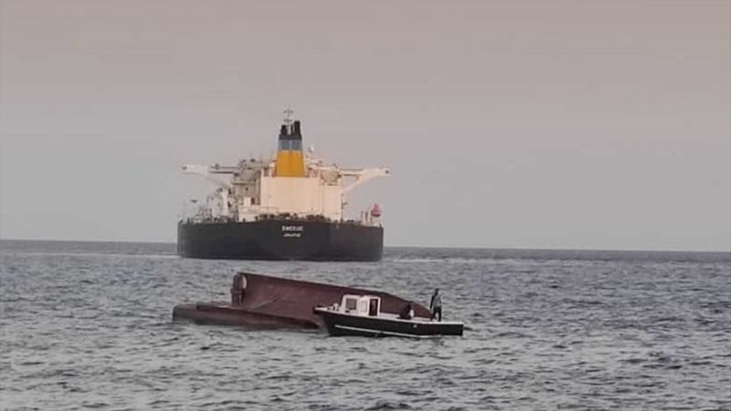 Adana'da Yunan tankeriyle, Türk balıkçı teknesi çarpıştı
