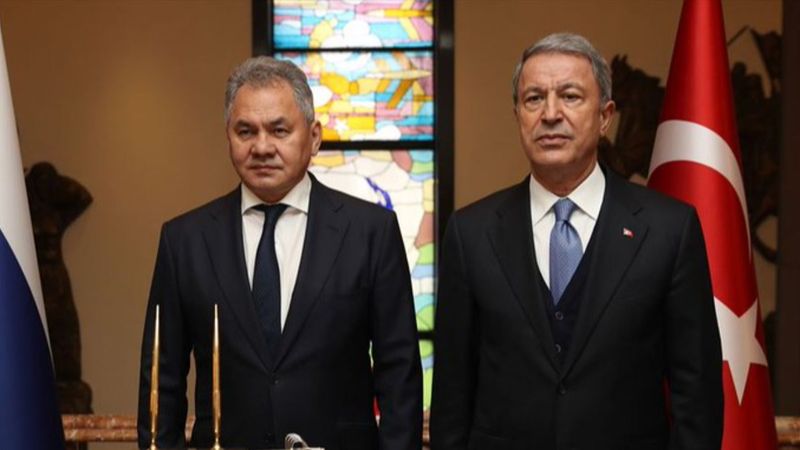 Hulusi Akar, Rusya Savunma Bakanı Sergey Şoygu ile görüştü