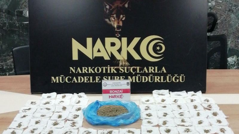 Eskişehir'de 148 gram bonzai ele geçirildi