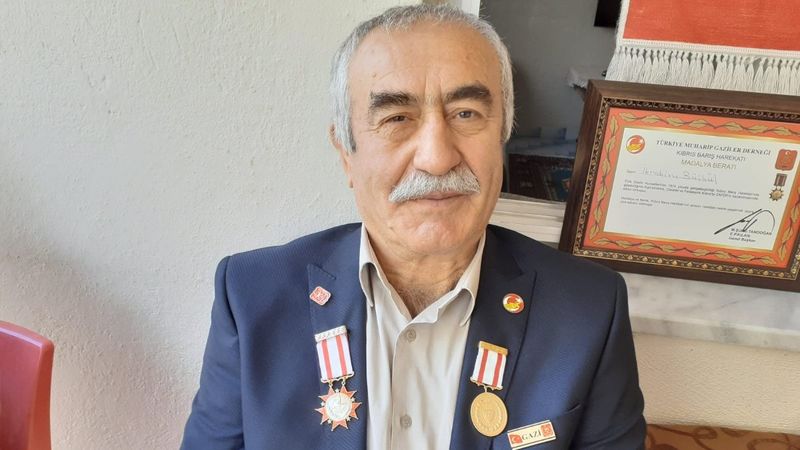 Osmaniye'de Kıbrıs gazisinin 46 yıl sonra gelen mutluluğu