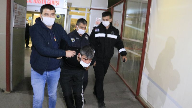 Adana'da hastanenin pandemi servisinden çanta çalan hırsız yakalandı