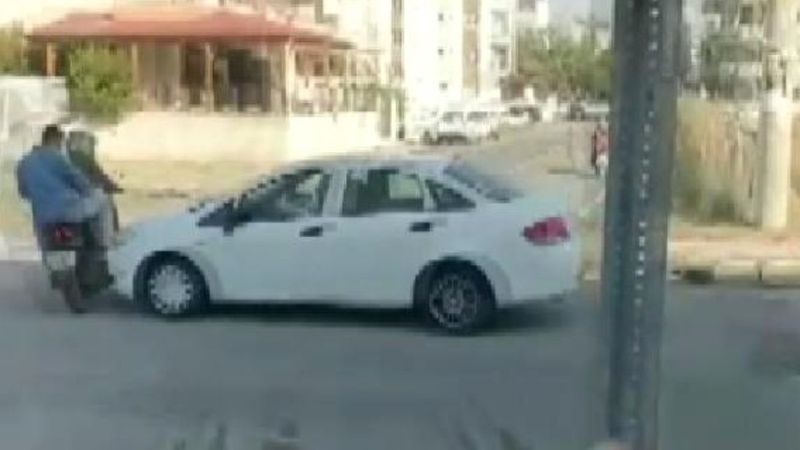 Hatay'da kaza yerini görüntülediği sırada başka bir kazayı çekti