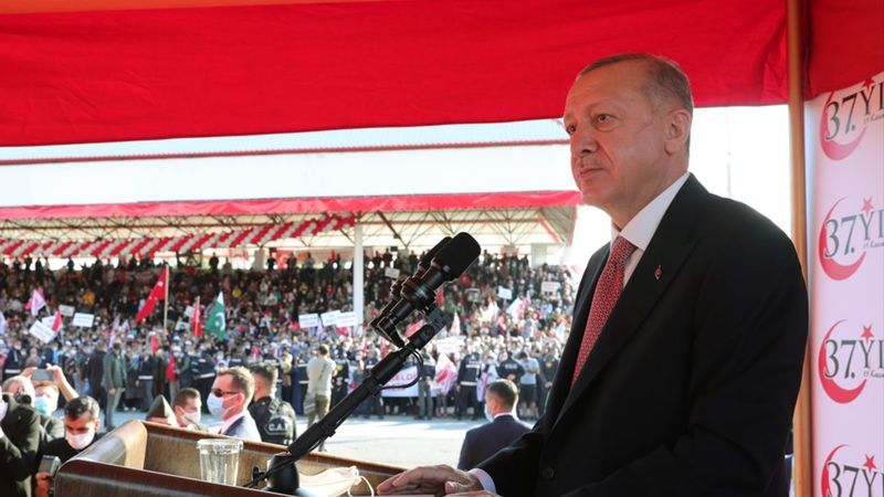Cumhurbaşkanı Erdoğan: Adil anlaşma sağlanana kadar Doğu Akdeniz'de sondaja devam edeceğiz