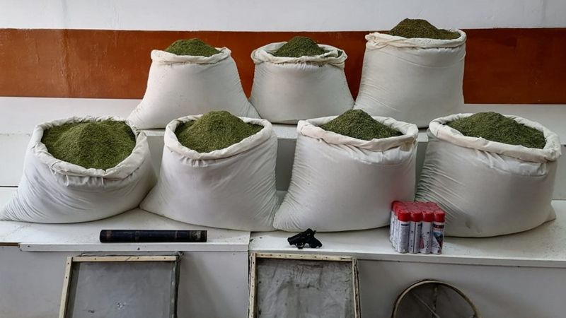 Diyarbakır'da 308 kilo esrar ele geçirildi