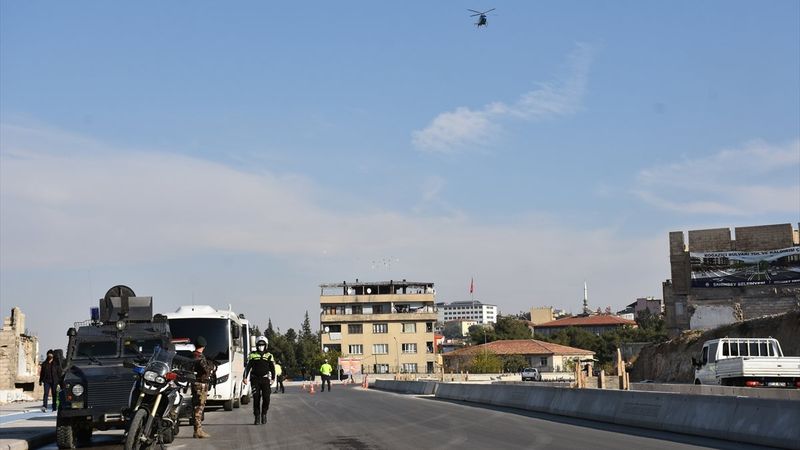 Gaziantep'te helikopter destekli torbacı operasyonu