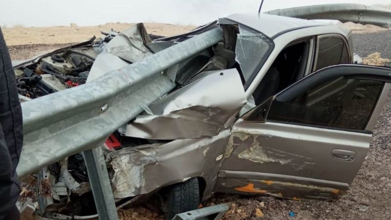 Malatya'da hurdaya dönen araçtan sağ çıktılar