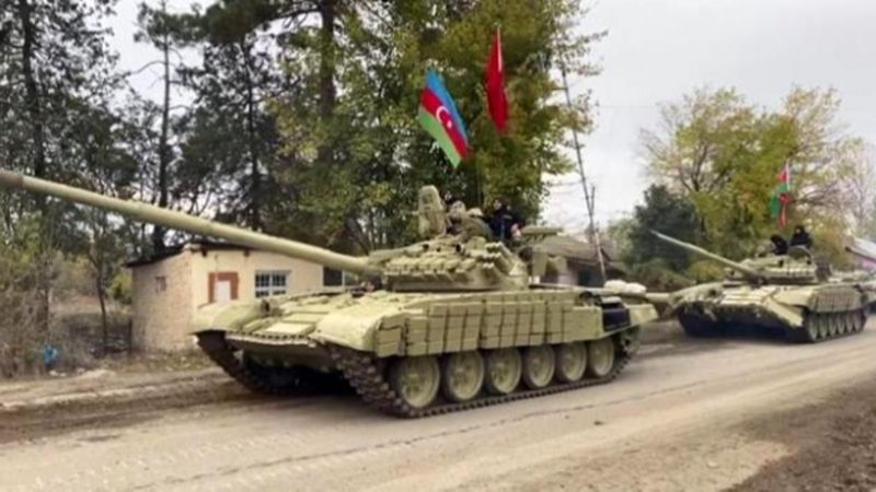 Azerbaycan 27 yıldır işgal altında bulunan Kelbecer'e girdi