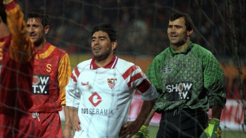 Maradona'nın Galatasaray'a karşı oynadığı maç