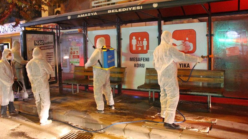 Amasya'da korona avcıları, virüse göz açtırmıyor