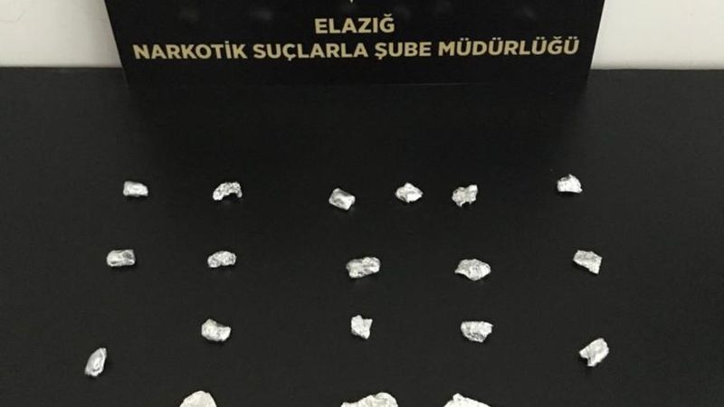 Elazığ'da kokainle yakalanınca tutuklandı