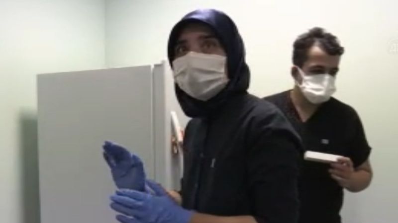 Malatya'daki depremi aşı denemeleri sırasında yaşadılar