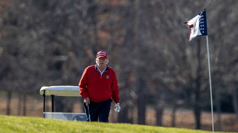Trump'ın işleri, seçimden sonra golfte de yolunda gitmiyor
