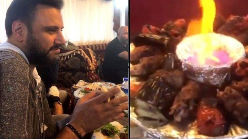 Demet Akalın ve Alişan, yasağa rağmen Şanlıurfa'da restorana gitti