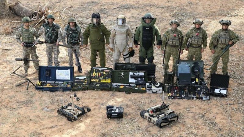 MSB: METİ ve PMKİ timleri, Azerbaycan ordusuna destek sağlamaya başladı