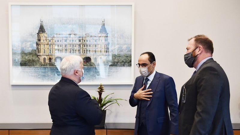 İbrahim Kalın, ABD’nin Suriye Özel Temsilcisi Rayburn ile görüştü