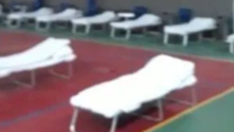 İzmir'de spor salonu hastaneye dönüştürülüyor