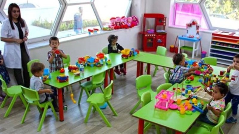 Kreşlerde yüz yüze eğitime ara verildi
