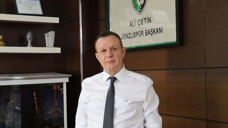 Denizlispor Başkanı Ali Çetin: Paylaşımdan haberim yoktu